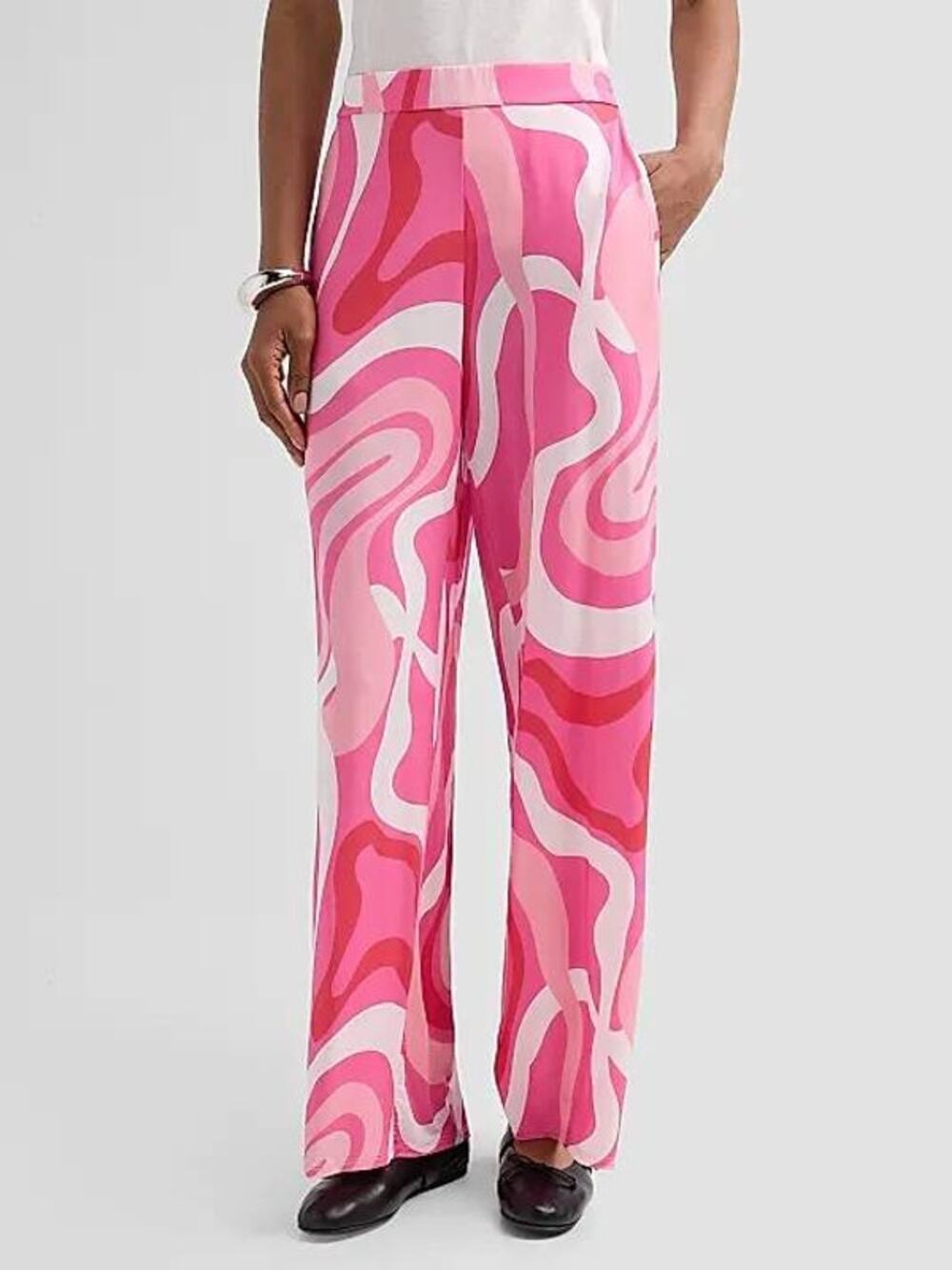 Generation Love Kelela Pants in Wavy Geo Pink S